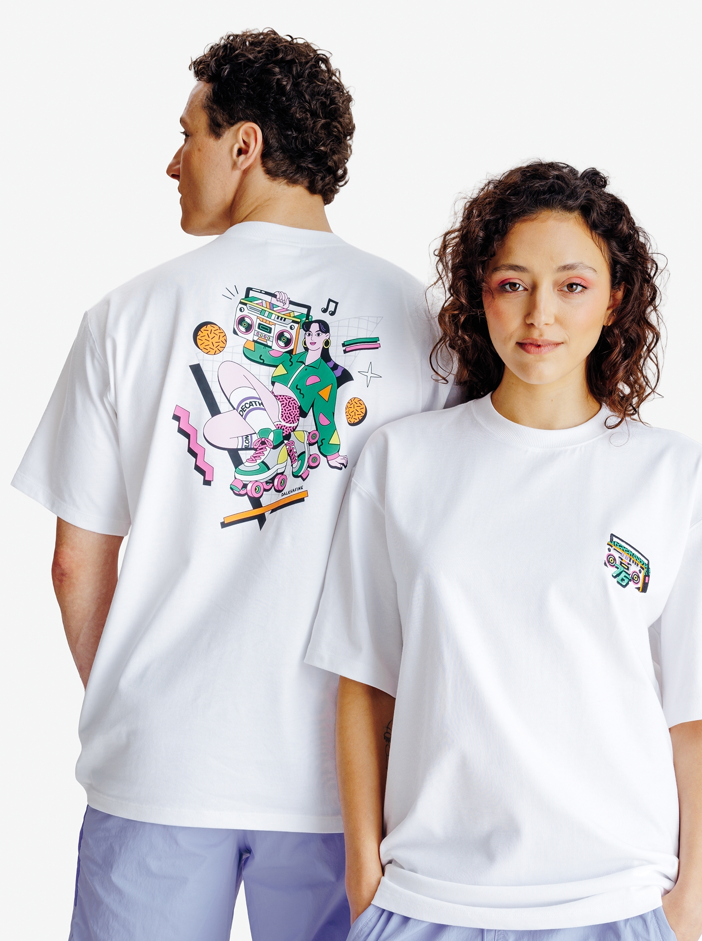 Camiseta con estampado - Blanca